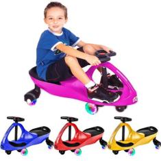 Carrinho Rolimã Gira Gira Movimento Até 100kg C/ Led - Fenix Brinquedo