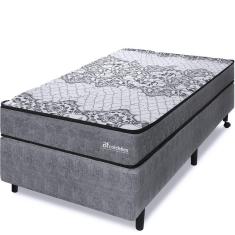 Cama Box Solteiro Colchão Pillow Ortopédico Premium Firme BF Colchões 88x188x51cm