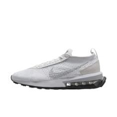 Nike Tênis feminino Air Max Flyknit Racer (DM9073-100, branco/tom platinado/preto/platina pura), Branco/tom platinado/preto/platina pura, 38