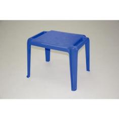 Mesa plastica monobloco infantil donachica azul - TRAMONTINA