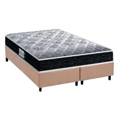 Cama Box Queen: Colchão Espuma Probel D33/EP Anatômico Advanced Tech1500 Plus + Base CRC Suede Clean(158x198)