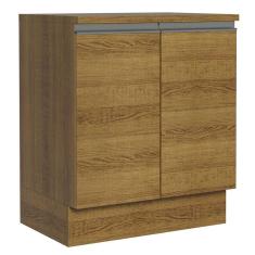 Balcão de Cozinha Madesa Glamy 70cm 2 Portas Rustic