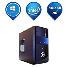 Pc Desktop Everex Intel Dual Core 4gb 500gb Hdmi Windows 10 Pro Preto