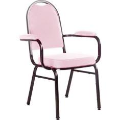 Cadeira com braços para Auditórios Linha Hotel Rosa