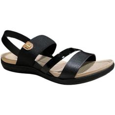 Sandália Feminina Modare Ultra Conforto Rasteira Ortopédica Tiras Elás