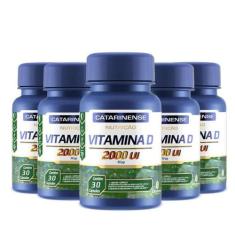 Kit 5 Vitamina D 2000Ui Catarinense 30 Cápsulas