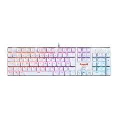 Teclado Mecânico Gamer Redragon Mitra Branco Rgb Switch