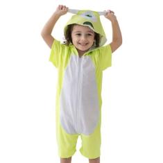 Pijama Infantil Macacão Kigurumi Fantasia Monstro Parmalat - anjo da m