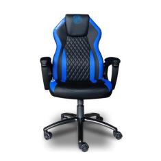 Cadeira Gamer Elements Elemental Acqua Com Apoio De Braço - Azul/Preto