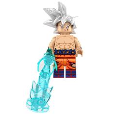 Boneco Blocos De Montar Goku Instinto Superior Dragon Ball