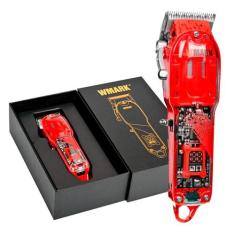 Máquina De Cortar Cabelo Profissional Wmark Sem Fio Elétrico Recarregá
