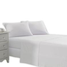 Jogo De Lençol Queen 3 Peças Microfibra Premium Varias Cores - Elohim_