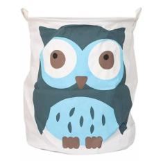 Cesto Multiuso Organizador De Brinquedos Coruja 40X50 - KF