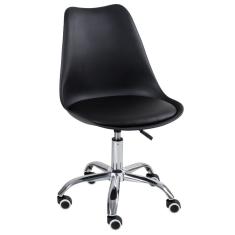Cadeira de rodízios Tulipa Office - Escritório - Preto