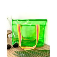 Bolsa Colorida Feminina Sacola Grande De Praia Verão - Atelier dos Bor