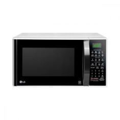 Micro-ondas Lg Solo MS3091BC 30 Litros, Branco e Preto, 110V