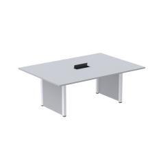 Mesa de Reunião 2000x1200 Mrcpb2012pp Cinza/Branco