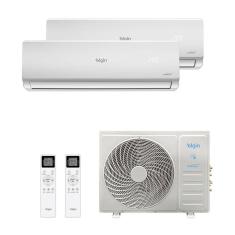Ar Condicionado Bi Split Elgin Inverter 18.000 Btus (Hi Wall 9.000 + Hi Wall 12.000) Quente E Frio R-32 220V