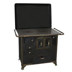 Fogão A Lenha Barroco Gabinete Venâncio 03 Preto 3bgdtpr