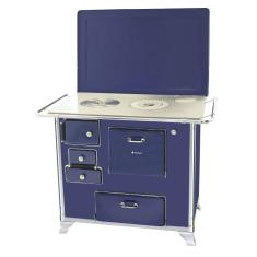 Fogão A Lenha 01 Venâncio Gabinete E Tampa Tradicional Azul 1gdtaz