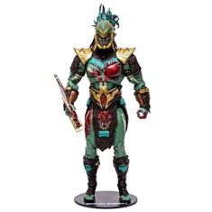 Boneco de ação Mortal Kombat Kotal Kahn (Bloody) 7&quot; com acessórios