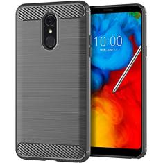 Capa para LG Q Stylus Alpha, com sensação suave, proteção total, anti-arranhões e impressões digitais + capa de celular resistente a arranhões para LG Q Stylus Alpha