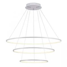 Pendente Led de Metal Birdie 42cmx80cm Bella Iluminação 3x39w Branco