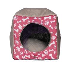 Cama Iglu E Toca Para Cachorro Rosa Super Luxo G