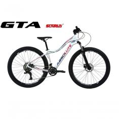 Bicicleta Aro 29 Absolute Hera Kit 2x9 Gta Sunrun Freio Disco K7 11/36 Pedivela 24/38d Garfo Trava - Branco Tam.17