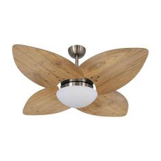 Ventilador de Teto Kovalski Bronze 4 Pás Rádica Freijó 127V - Mais de 
