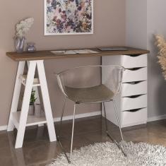 Escrivaninha com Gaveteiro Mesa Office Spirit II