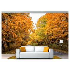 Papel De Parede Estrada Caminho Floresta 3D Nes103 3M² - Você Decora