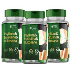 PSYLLIUM & ESPIRULINA & QUITOSANA - 1g (60 Cápsulas) +CAPS, 3