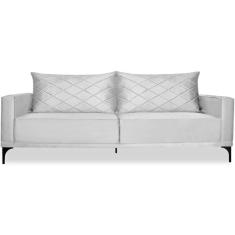 Sofa Living 2 Lugares Nori 160cm Veludo Deluxe 2223 Ezz 2223