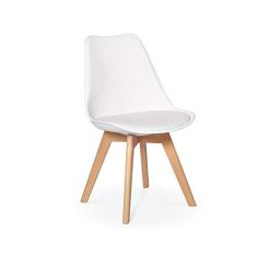 Cadeira Eames Wood Leda Design - Branca