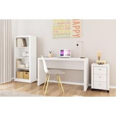 Escrivaninha P/ Escritório Me4135 Branco - Tecno Mobili