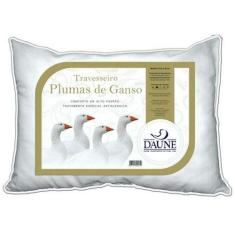 Travesseiro Daune 100% Plumas de Ganso 50x70cm, 1 Peça