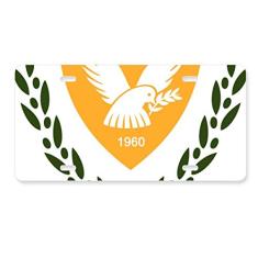 DIYthinker Emblema nacional do Chipre para decoração de carro, acessório de aço inoxidável