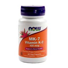 Vitamina K2 - Mk7 - (60 Cápsulas Vegetais) Now Foods