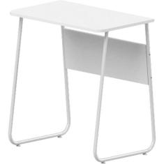 Mesa Compacta Para Computador New Job Branca Multivisão