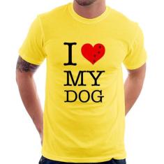 Camiseta I Love My Dog - Foca Na Moda