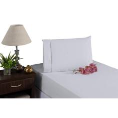 Lençol Viúvo 400 Fios 2 Peças 100% algodao - Rafaloro, Branco