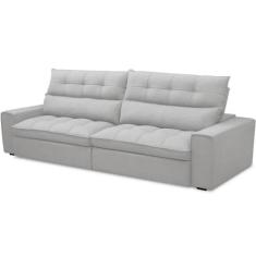 Sofá Retrátil Reclinável Para Sala de Estar Living 250cm Dimas F04 Bou