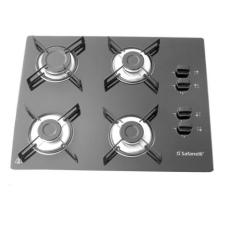 Fogão Cooktop 4 Bocas Semplice Safanelli, Bivolt, Preto