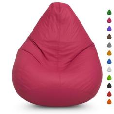 Puff Pera Redondo Gigante Vazio Almofadão p/ Sala - Mercadão dos Puffs