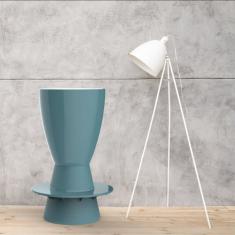 Banqueta Em Polipropileno Tinn Grifit Lazuli