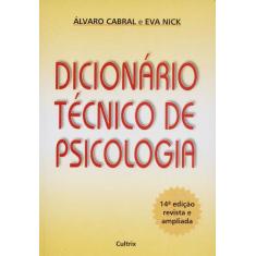 Livro - Dicionário Técnico De Psicologia