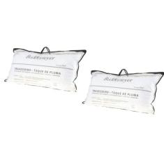 Kit 2 Travesseiros Toque De Pluma 50 X 90 Buddemeyer