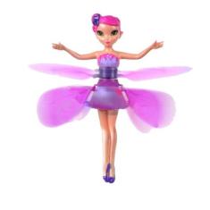 Boneca Princesa Aerocraft Fada Voadora Roxo 19Cm Sensor Nº12 - Smart B
