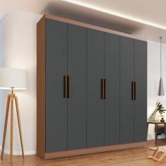 Guarda Roupa Casal 6 Portas 3 Gavetas Mônaco - Edez